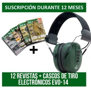 Suscripción 12 meses Jara y Sedal + CASCOS ELECTRÓNICOS EVO-14