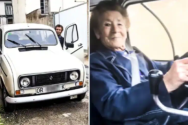 abuela gallega Renault 4L